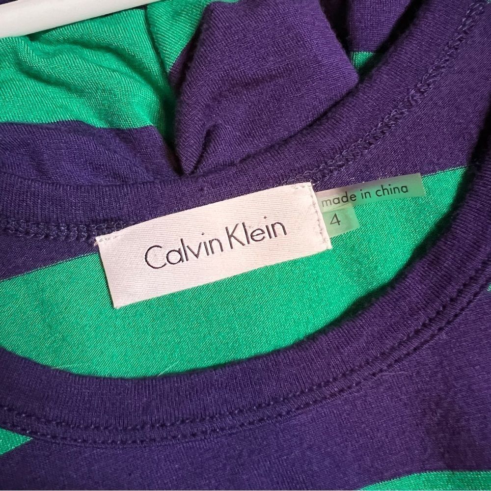 Calvin Klein Striped Knit Maxi Dress - Picture 5 of 5